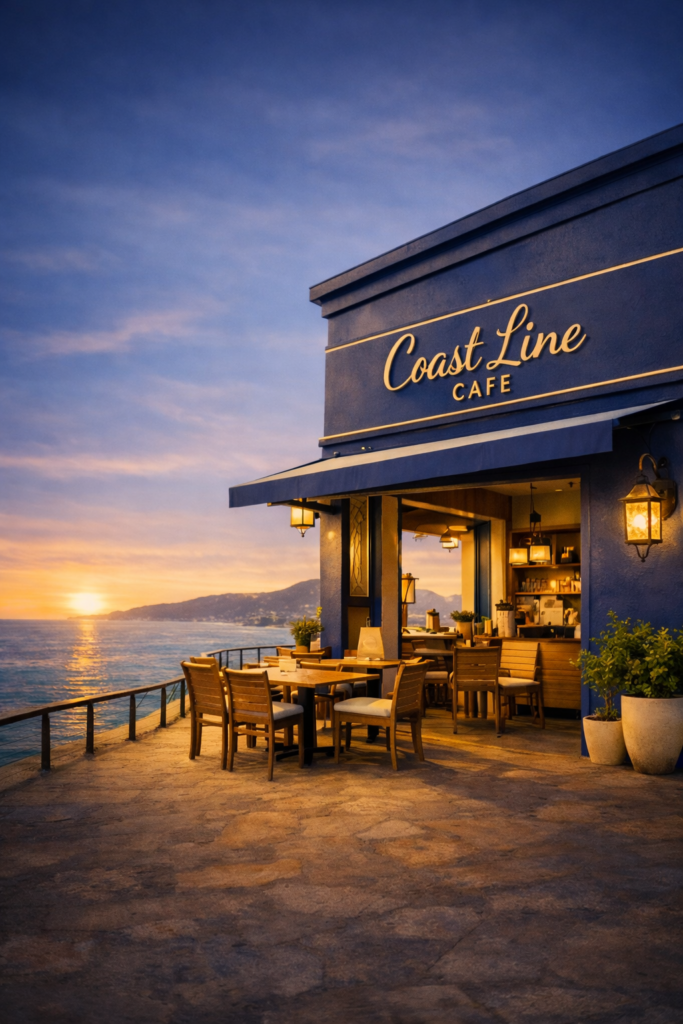 image coast line café